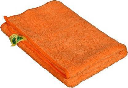 Sheen Orange,30X40CM,250GSM,PK1 Wet and Dry Microfiber Cleaning Cloth