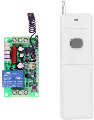 HARI ENTERPRISE 3000m Long Distance AC 220V 1 CH 1CH RF Wireless Remote Control Light Switch System, Transmitter + Receiver, 433 MHz Miscellaneous Electronic Hobby Kit