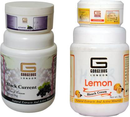Gorgeous London Black Current Bleach Cream With Lemon Bleach Cream