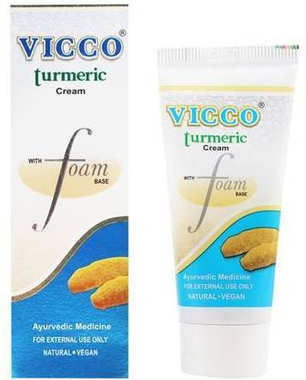 VICCO Turmeric Cream With Foam Base 30g Pack of 4