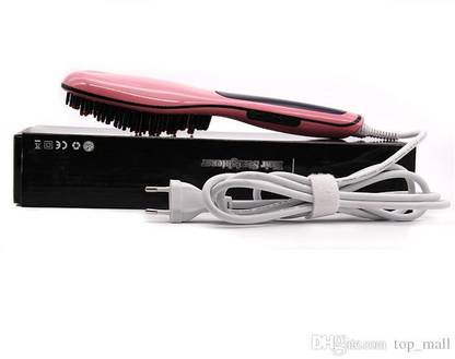 Ritz Imagination Ritz Imagination Fast Hair Straightener Brush Comb with Temperature LCD Display Hair Straightening Machine Screen Flat Iron Styling Hqt 906 Hair Straightener HQT 906 Hair Straightener Brush