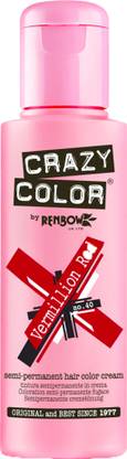Crazy Color VERMILLION RED-40 , VERMILLION RED