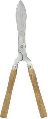 Plumcot Hedge Shear Wooden Handle Lawn or Grass Cutter (MADE IN INDIA) Hedge Shears Cutter Multipurpose Garden Scissor Pruner Tool Grafting Branch Trimmer Hedge Shear (45 cm) Hedge Shear