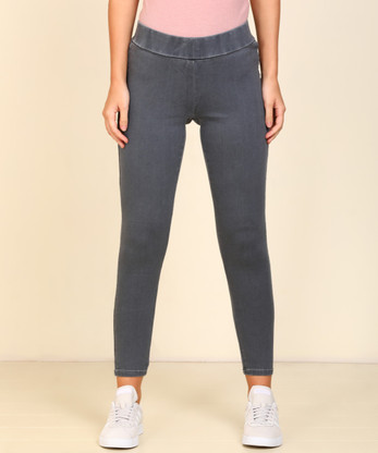 Pepe Jeans Grey Jegging Price in India 