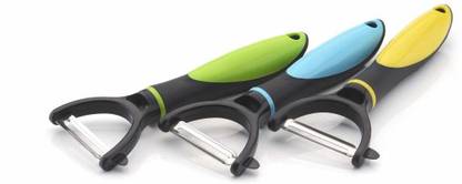 LandVK Peeler | Vegetable Peeler | Premium Quality Serrated Edge Tomato and Kiwi Peeler | Vegetable and Fruit Peeler | Julienne Slicer Y Shaped Peeler