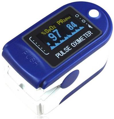 iSPARES IS1 Finger Tip Digital Oximeter Pulse Reader with Heart Rate Monitor OLED Display - Water Resistant Pulse Oximeter