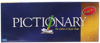 KT BROTHERS Pictionary The Game OF Quick Draw Party & Fun Games Board Game Board Game Accessories