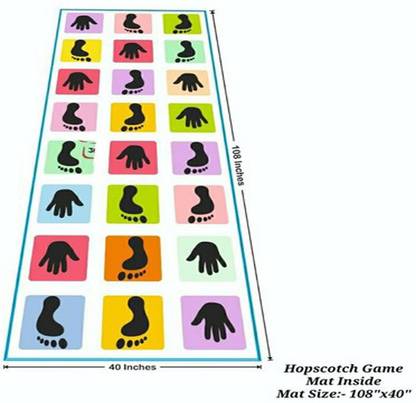 KIDS&TOY Hand Feet Game EVA Foam Mat Sport Activities Outdoor Toys Indoor Games For Kids Climbing Children