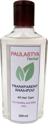 PAULASTYA Transparent Herbal Shampoo Men & Women (200 ml)