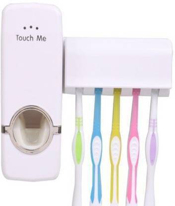 VILE Touch Me ToothPaste Dispenser Tooth Brush Plastic (Pack of 1) Toothbrush Case