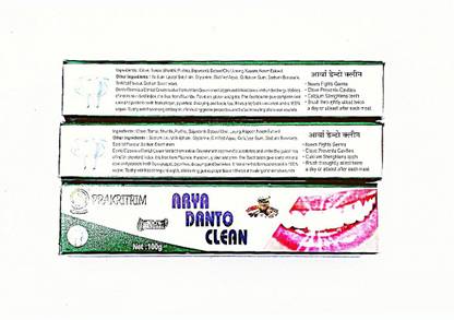 PRAKRITRIM ARYA DENTO CLEAN Toothpaste