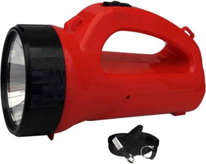 34ENERGY 8 Watt Laser LED Torch With 10 Hi-Bright LED Rechargeable Emergency light Torch