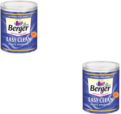 Berger Easy clean-02 White Distemper Wall Paint