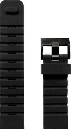 HOURSTAR 20mm Silicone Watch Strap Band Women Men Black Sport Diving Watchbands 20 mm Silicone Watch Strap