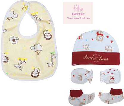 Fareto Infant Daily Essential Combo Set All In One(Pack Of 4)(0-3 Months)