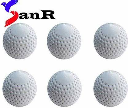 SanR White Pu Turf Ball,Hockey Ball & Cricket Practice Ball Hockey Ball
