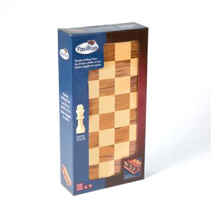 Pavilion WOODEN FOLDING CHESS Strategy & War Board Game