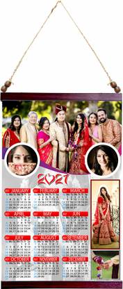 FLASHINGCLICK personalized calendar 2021 2021 Wall Calendar