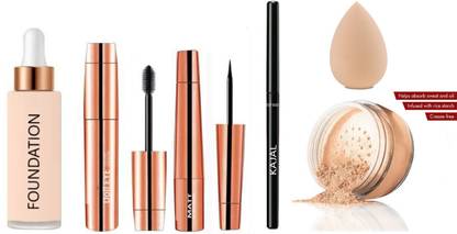 AJDP daily purpose makeupkit basic need makeup with all necessary makeup products