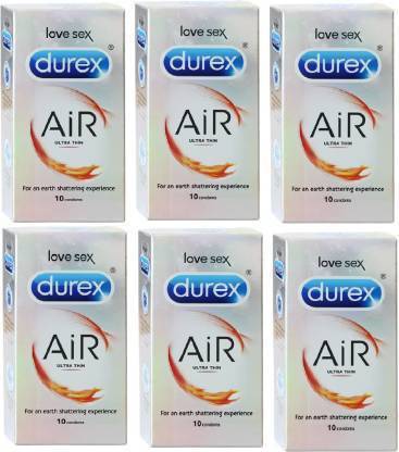 DUREX Air Ultra Thin Condoms Pack of 6 Condom