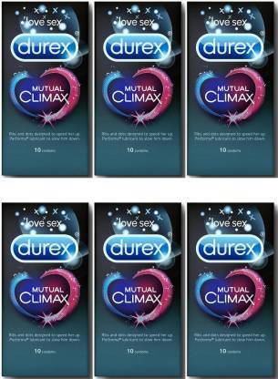 DUREX mutual climax (Ribs & dots designed to speed HER up) Condom