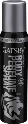 GATSBY Ultimate Body Perfume Spray Deep Deodorant Spray  -  For Men
