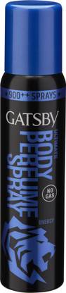 GATSBY Ultimate Body Perfume Spray Energy Deodorant Spray  -  For Men