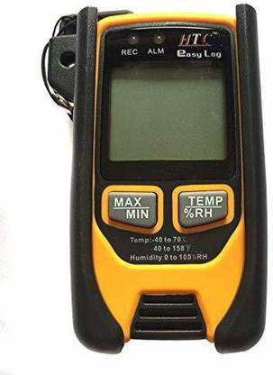 HTC Instruments DATA LOGGER RH-Temp Data Logger Easy Log, Temperature and Humidity Datalogger USB, Multicolour Thermometer
