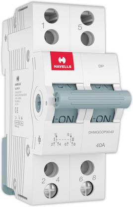 HAVELLS DP CHANGEOVER 40A 40A DP CHANGEOVER MCB