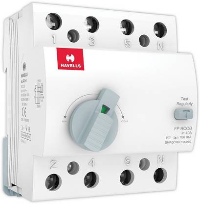 HAVELLS DHRGCRFF100040 RCCB 'AC' Type FP DHRGCRFF100040_pk1 MCB