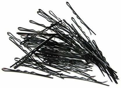 APS Enterprise Curve Bob Bobby Hairpins Hair Pin (Black) Hair Pin (Black) -Set of 100 Pcs (7 cm) Hair Pin
