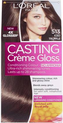 L'Oréal Paris Casting Creme Gloss No 513 Iced Truffle , No 513 Iced Truffle