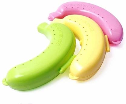 Cyclone E Commerce Banana Case Lunch Box Protector Container Holder Carrier Storage 3 Containers Lunch Box