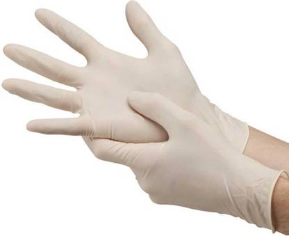 Arellia AMG-163(WHITE 80) Latex Examination Gloves