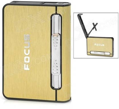Peshkar Lighter With Cigarette Case Lighter With Cigarette Case Pocket Lighter