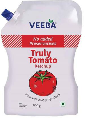 VEEBA TRULY TOMATO KETCHUP Sauce  (900 g) at Rs. 148