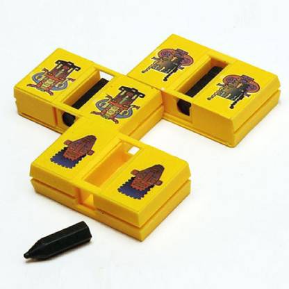 MilesMagic Magician's Zig Zag Pencils Close Up Classic Cut and Restore Pencil Magic Trick Gimmick Gag Toy