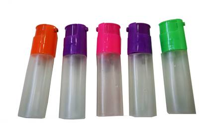 Dhinchak 5 pcs Spray pichkari in lighter shape style ( spray anything) 20 ml Spray Bottle