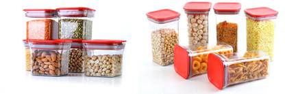 dtc Plastic Grocery Container  - 1100 ml, 600 ml