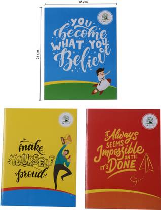 Edulife Make Yourself Proud Regular Notebook 5 Line Ruled 112 Pages