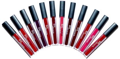 Sh.Huda Beauty Liquid Matte Lipstick Set of 12