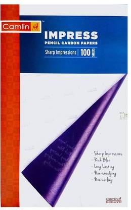 Camlin PENCIL CARBON PAPER UNRULED A4 20 gsm Carbon Paper