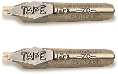 Manuscript Leonardt 3 mm Tape Nib - Pack of 2 Nib