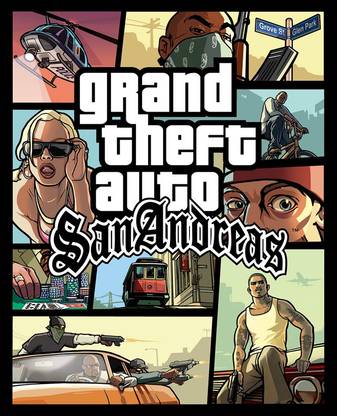 GTA 4 in ONE ( GTA Vice City & Sanandreas , GTA 3 & 4) Physical Games Install and Play (No need to download Only) (Limited)