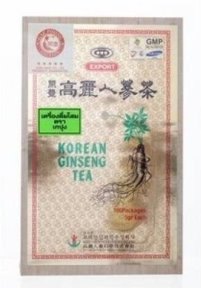 Gae Poong Korean Ginseng Tea 100 Sachets Tea Bags Box