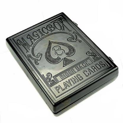 MilesMagic Close Up Locking Card Tear and Restore Plastic Box Case for Magic Trick card Gag Toy