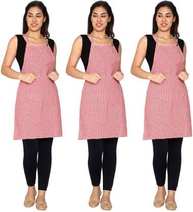 GOWRI TEX Cotton Home Use Apron - Free Size