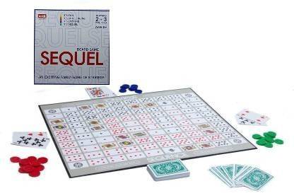 DawnRays Sequel Board Game Challenging Card Game | Family Card Game for Adults Kids Sequence Game (Ages 7 and Above) Strategy & War Board Game