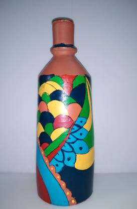 Diganta Mud Water Bottle 1000 ml Clay Bottle