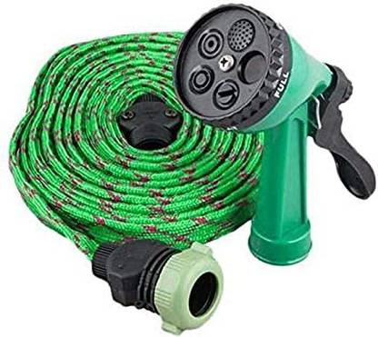 COSMETOCITY Multi Function 5 in 1 High Pressure Water Spray Hose Pipe with 5 Different Spray Modes Gun for Car Washer with 10 Meter Car Washer Gun Pressure Washer